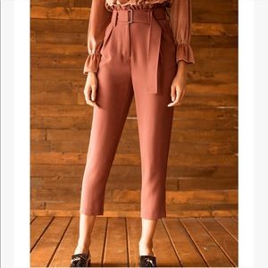 Moon River Paper Bag Waist Trousers